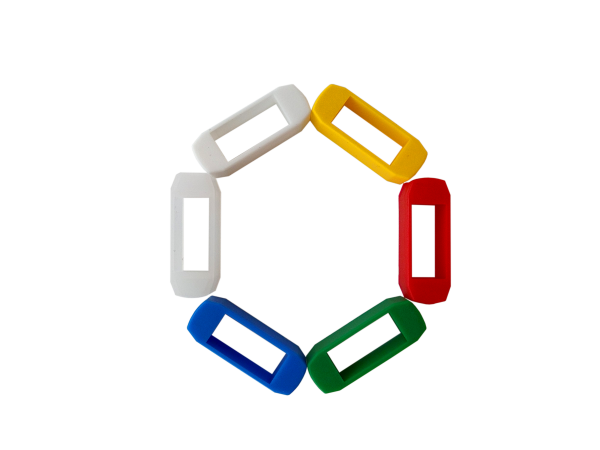 Zander Kreuzklemmen farblich sortiert gelb