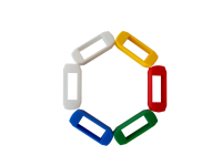 Zander Kreuzklemmen farblich sortiert gelb