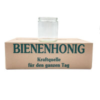 12 x 500g Honigglas neutral im Karton