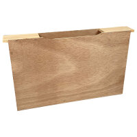 Futtertasche-XL Holz Dadant mit Absperrgitter und Schwimmer