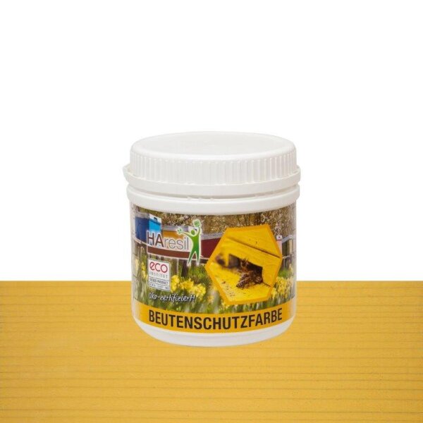 Beutenschutzfarbe HAresil® öko-zertifiziert 0,5 kg gelb