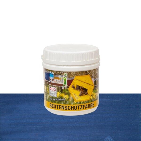 Beutenschutzfarbe HAresil® öko-zertifiziert 0,5 kg blau
