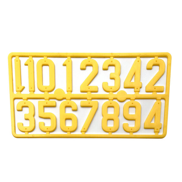Beutenziffern gelb