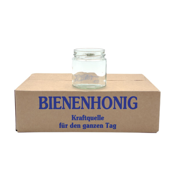 12 x 500g Deep Twist-Off Honigglas im Karton
